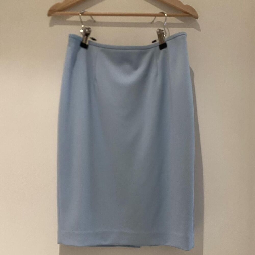 Calvin Klein Light Blue Pencil Skirt